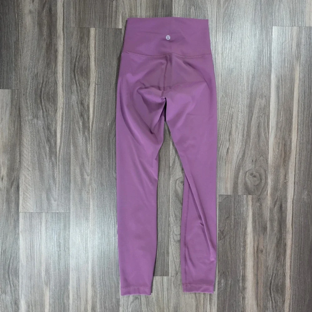 Lululemon Purple High Rise‎ Athletic Leggings Size 2 LW5CQDS